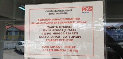 Bukit mertajam pusat pos laju Pejabat Operasi