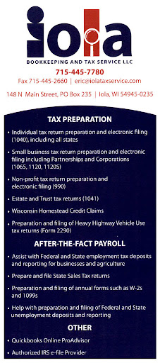 Iola Bookkeeping and Tax Service LLC - Thumbnail