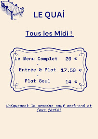 Menu LE QUAI Page 6