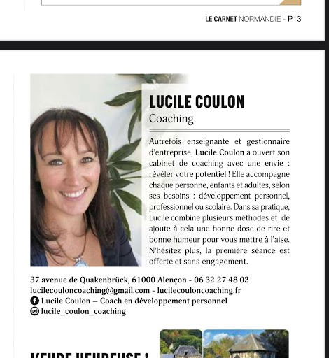 Lucile Coulon Coach Life And Trainer School Tutoring - Thumbnail