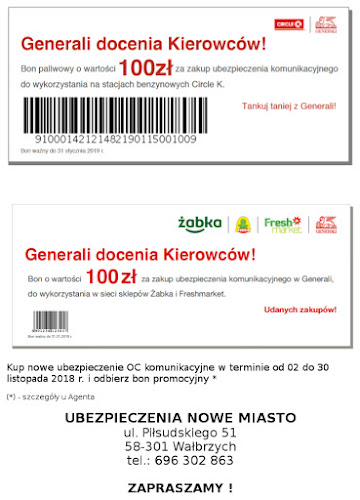 Pośrednictwo Ubezpieczeniowe Nowe Miasto - Wałbrzych - Agencja ubezpieczeniowa