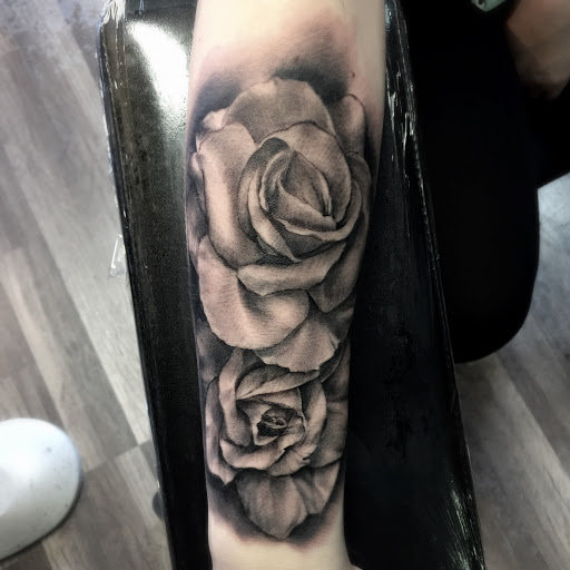 Bleeding Black Tattoo - Visual