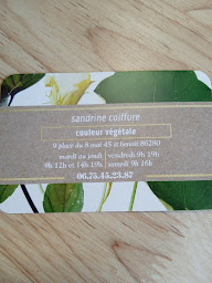 Photo n°2 de Sandrine Coiffure SARL à Saint-Benoît (Salon de coiffure)