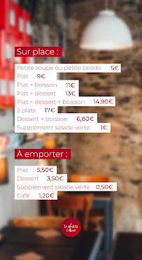Menu Le Dos de la Cuillère Page 4
