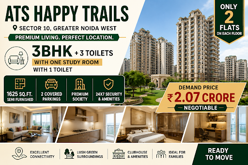 🏡 ATS Happy Trails, Sector 10, Greater Noida West – For Sale