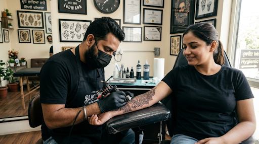 Tattoo Longevity and Ink Fading Awareness by the Best Tattoo Studio in Ludhiana