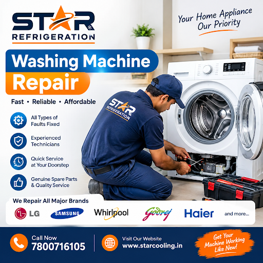 Star Refrigeration offers professional washing machine repair and service in Lucknow. We provide… post image
