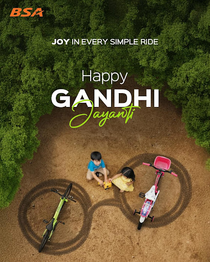 This Gandhi Jayanti, let’s walk the path of peace, purpose and fun - with BSA lighting the way. post image
