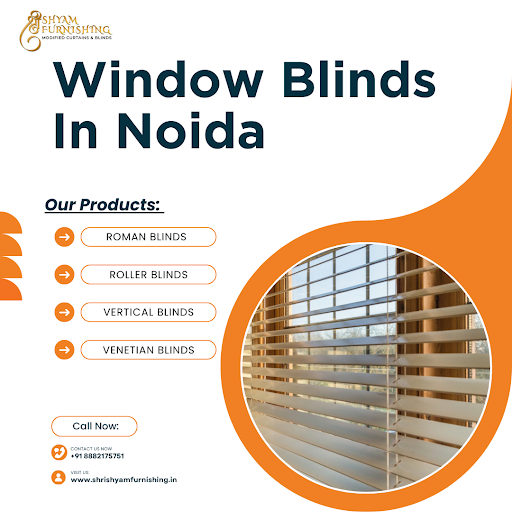 Looking to upgrade your interiors with modern and elegant window blinds in Noida? Shyam Furnishin… post image