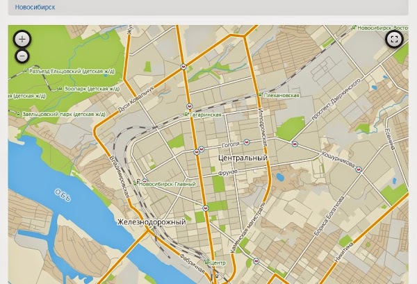 Сад дзержинского новосибирск карта