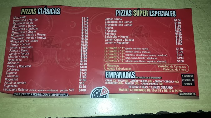 Pizzas La Toretto's, Author: Matías José Da Silva