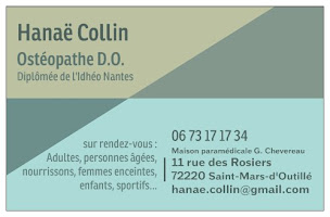 Photo n°5 de Hanaë Collin - Ostéopathe DO à Saint-Mars-d'Outillé (Ostéopathe)