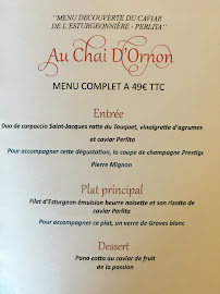 Menu Restaurant 