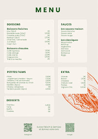 Menu Fleisch & Gemüse - Tours nord Page 1
