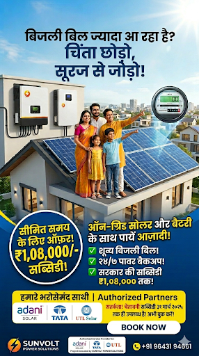 समय पर सोलर लगवाए और सब्सिडी का लाभ उठाए  post image
