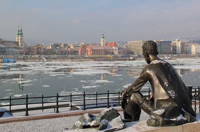 Attila József Statue