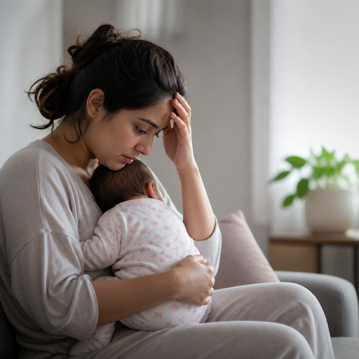 Feeling low, anxious or disconnected from your baby after delivery is more common than most mothe… post image