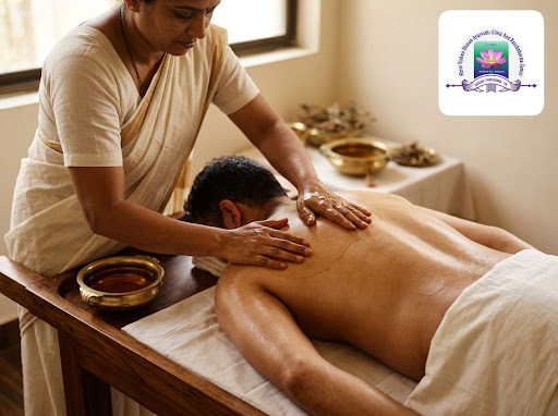 In Ayurveda, regular oil massage (Abhyanga) is considered a powerful way to nourish the body, cal… post image