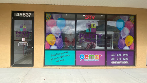 Party gifts rental