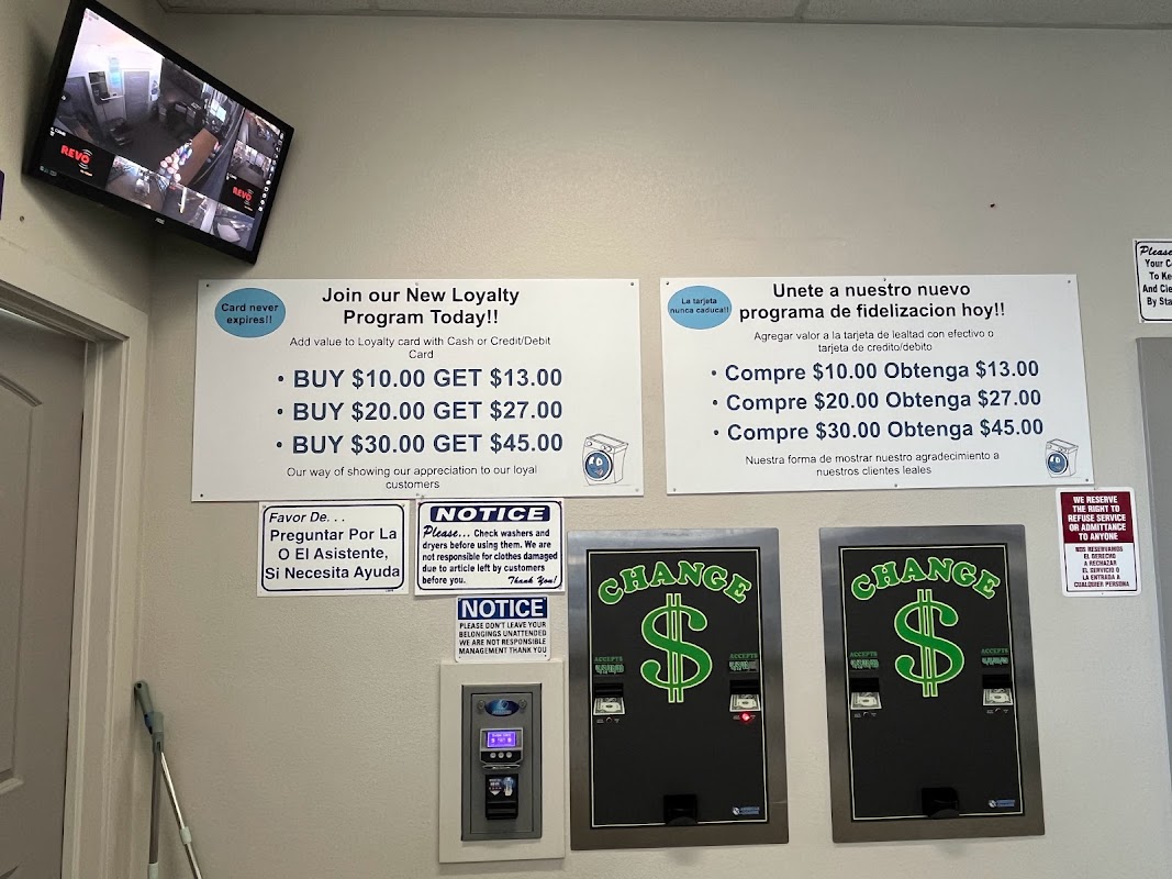 Greenbriar Coin Laundry and Wash Dry Fold Drop Off Service facility with washing machines in Denver