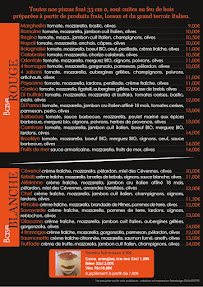 Menu Giacomo pizzas artisanales Page 1