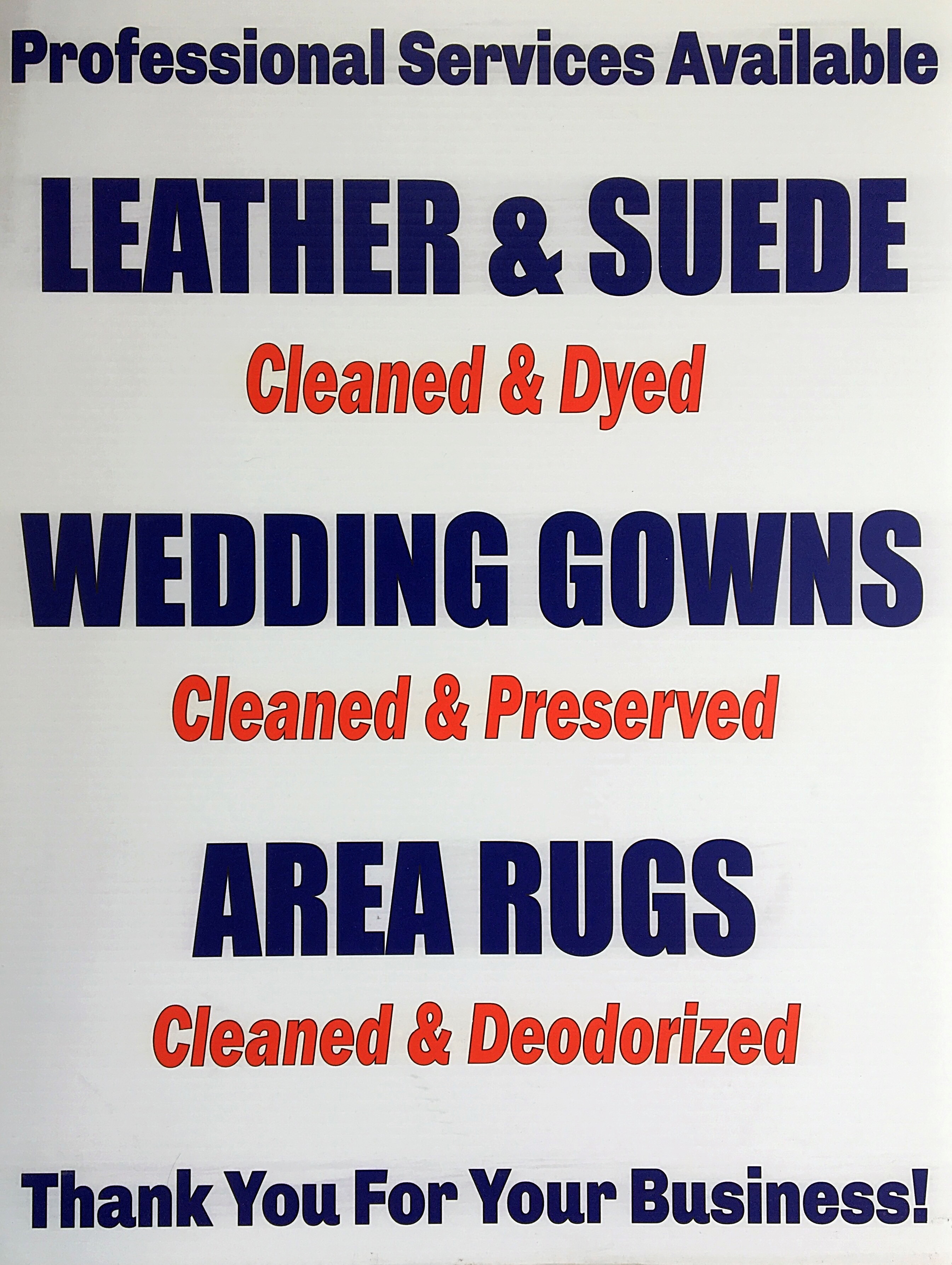 Self-service laundry at Murabella Cleaners, St. Augustine, FL