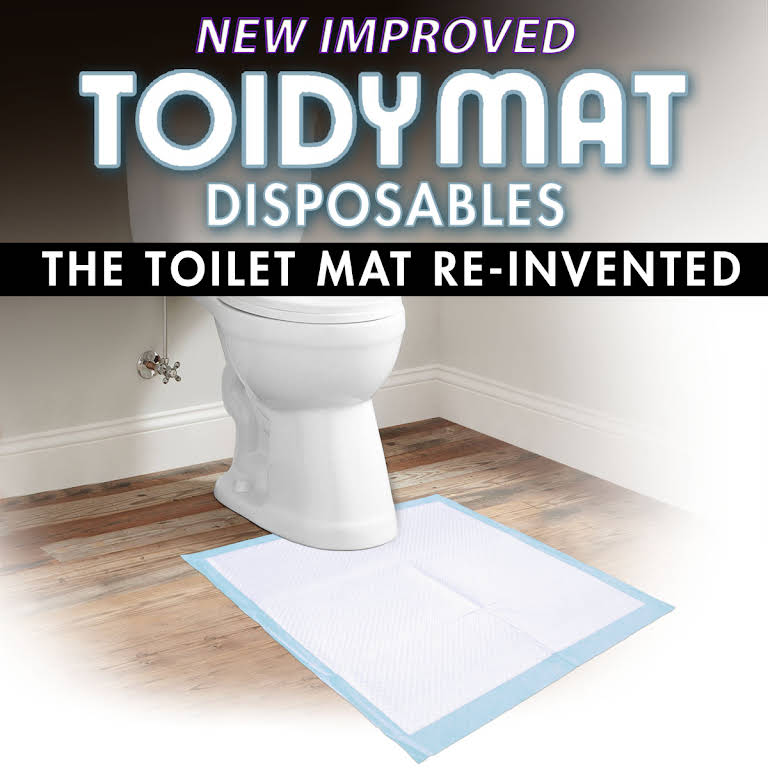 disposable toilet mat