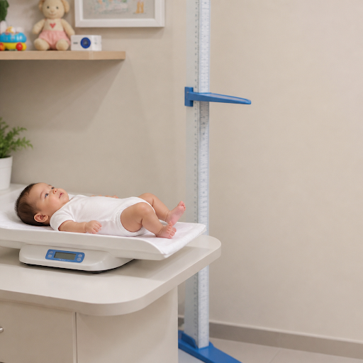 Worried whether your baby is growing well for their age? At Goyal Child Clinic and Path Lab in Ad… post image