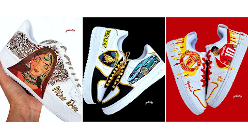 Gitartsy custom sneakers and art