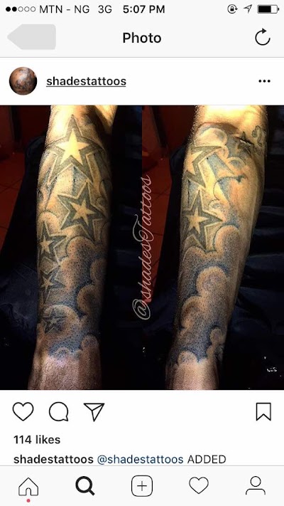 Photos of SHADES TATTOOS AND LASER SERVICE Best Tattoo Artist In Lagos