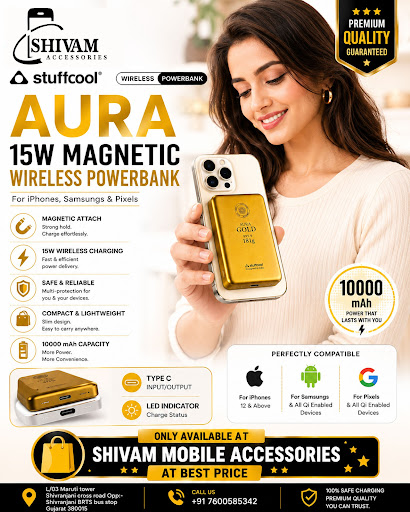 Premium Quality Guaranteed: Stuffcool Aura 15W Magnetic Wireless Powerbank! 🔋✨ post image