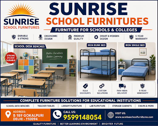 Sunrise School Furniture provides hostel furniture including iron bunk beds, single iron beds and… post image