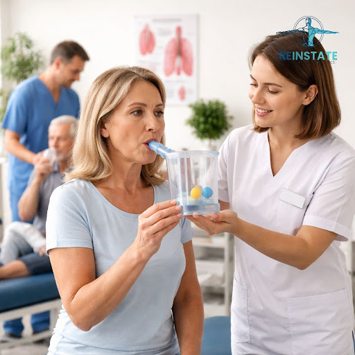 Breathe easier with specialised respiratory physiotherapy sessions at REINSTATE PHYSIOTHERAPY RAJ… post image