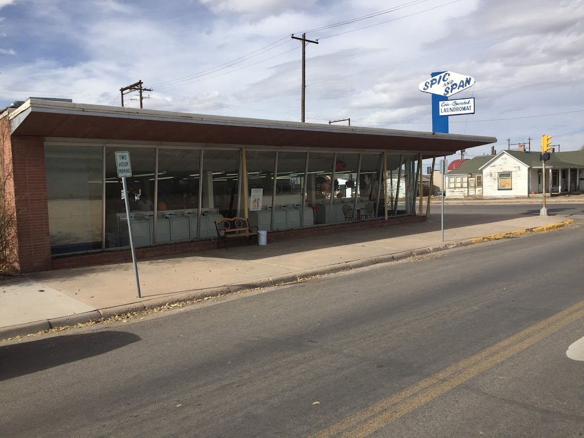 Clean laundry equipment at Spic and Span Laundromat in Laramie, WY