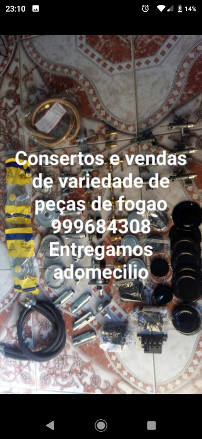 Uanderson Nascimento conserto de fogão, instalação de gás encanado e cilindro