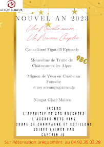 Menu Le Clos Madarin Page 9