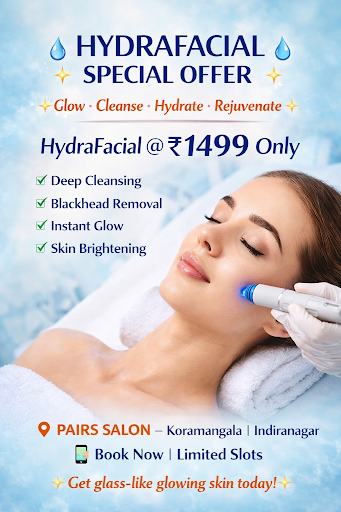 Get instant glowing skin with deep cleansing, blackhead removal & professional HydraFacial treatm…