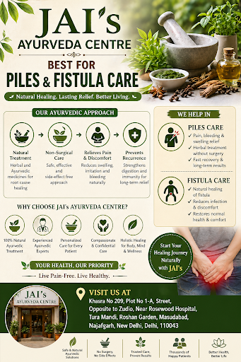 Visit jai’s ayurveda centre for best piles and fistula care post image
