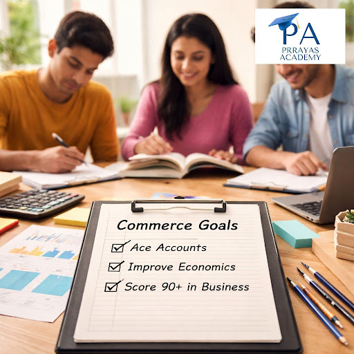 Struggling to stay consistent with your commerce studies? At Prrayas Academy in Raj Nagar Extensi…