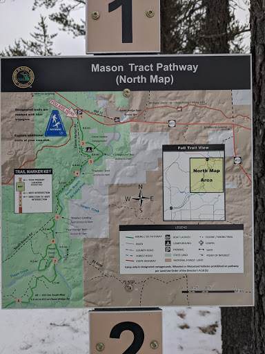 Mason Tract Pathway Trailhead - Thumbnail
