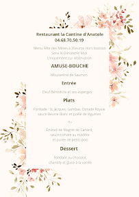 Menu La Cantine D'Anatole Page 6