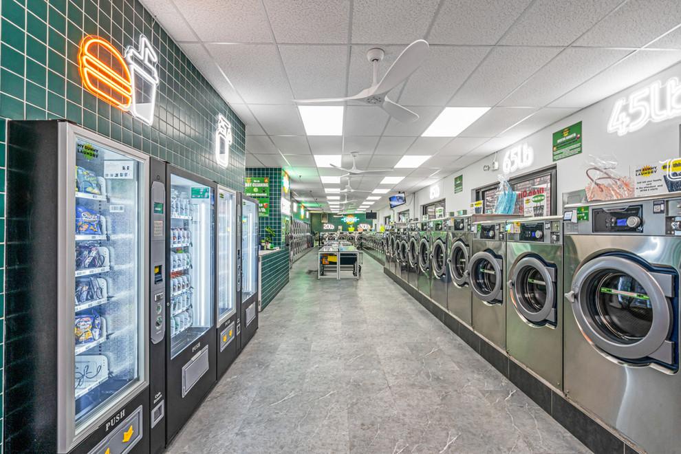 Self-service laundry at My Sunny Laundry, New York City, NY