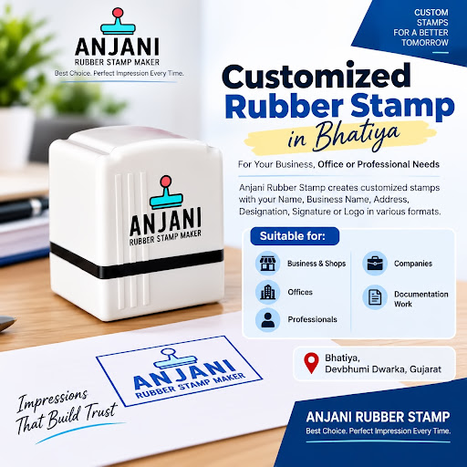 Anjani Rubber Stamps offers a variety of customized stamps with names, business names, addresses,… post image