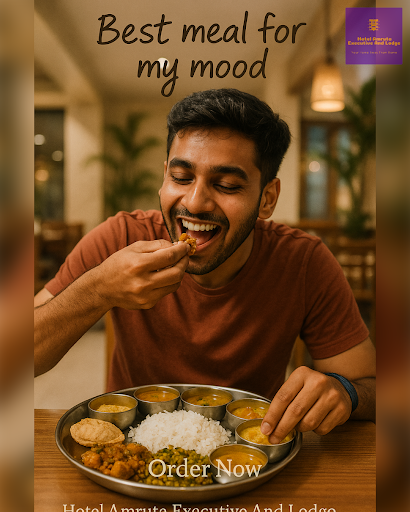 Indulge in the best Veg Thali near me at Hotel Amruta Executive And Lodge, Tembhurni! Our most lo…
