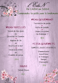 Menu Table de l’EdeN Page 19