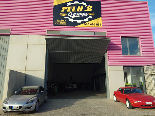 Pelu's Garage Logo
