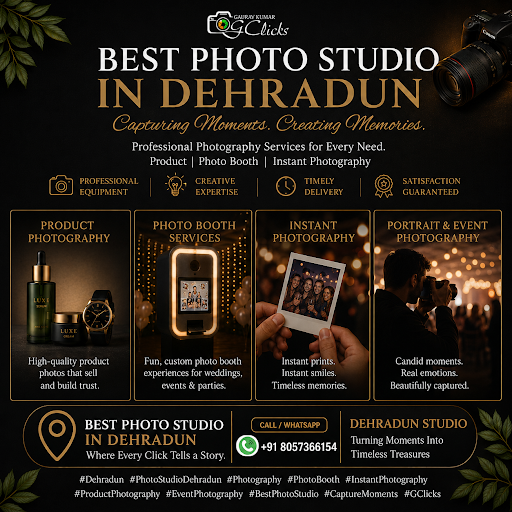 Looking for the Best Photo Studio in Dehradun? At GClicks Photography, we help businesses, brands… post image