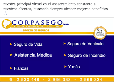 Photos of CORPASEGO CIA.LTDA. INSURANCE BROKER