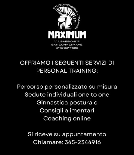 Maximum Studio Personal Training - Visual
