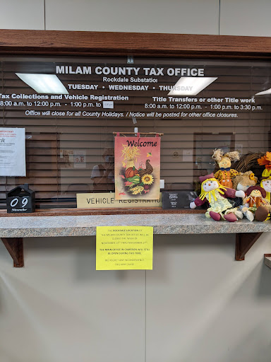 Milam County Tax Office - Rockdale Substation Logo